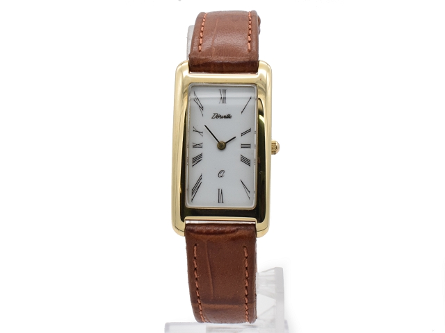 D'Orville 14kt 585 Gold Damenuhr / Kaliber ETA 976.001