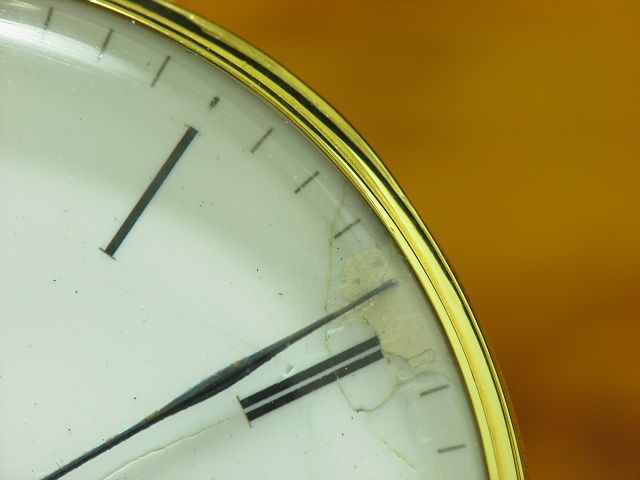 18kt 750 Gold Open Face Taschenuhr Schlüsselaufzug / Durchmesser 41,9 mm