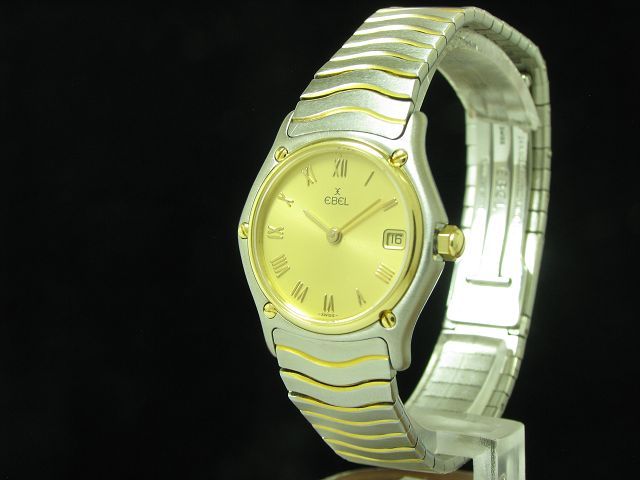 Ebel Sport Classique 18kt 750 Gold / Edelstahl Damenuhr / Ref 184908