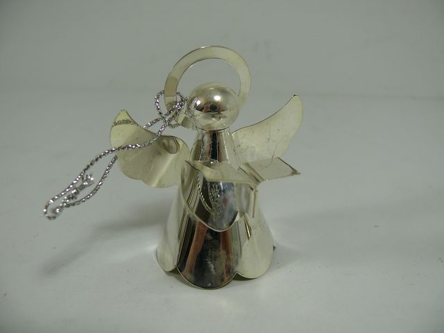 Weihnachtsengel aus Metall / Weihnachtsdeko / Engel / 4er Set / 6,0cm / 67,6g