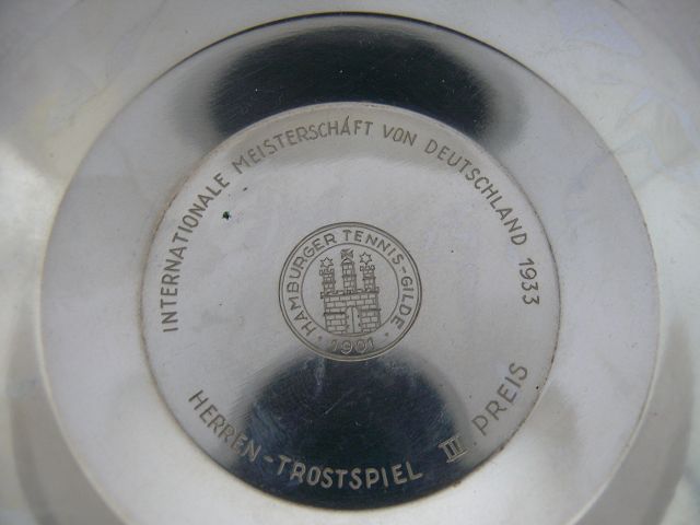 Wilkens & Söhne 830 Silber Schale mit Gravur / Dekoschale / Echtsilber / 81,7g